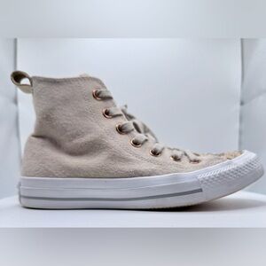 Converse Chuck Taylor All Star Lux Mid Papyrus Snakeskin‎ High Top Women's Sz 6
